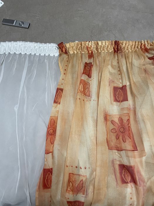 Тюль штори на кухню комплектом