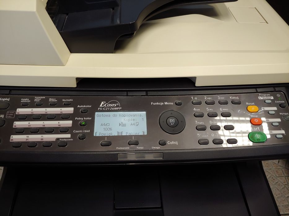 Drukarka Kyocera FS-C2126MFP przebieg 42 tys.