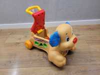 Piesek uczniaczek pchacz jeździk Fisher Price