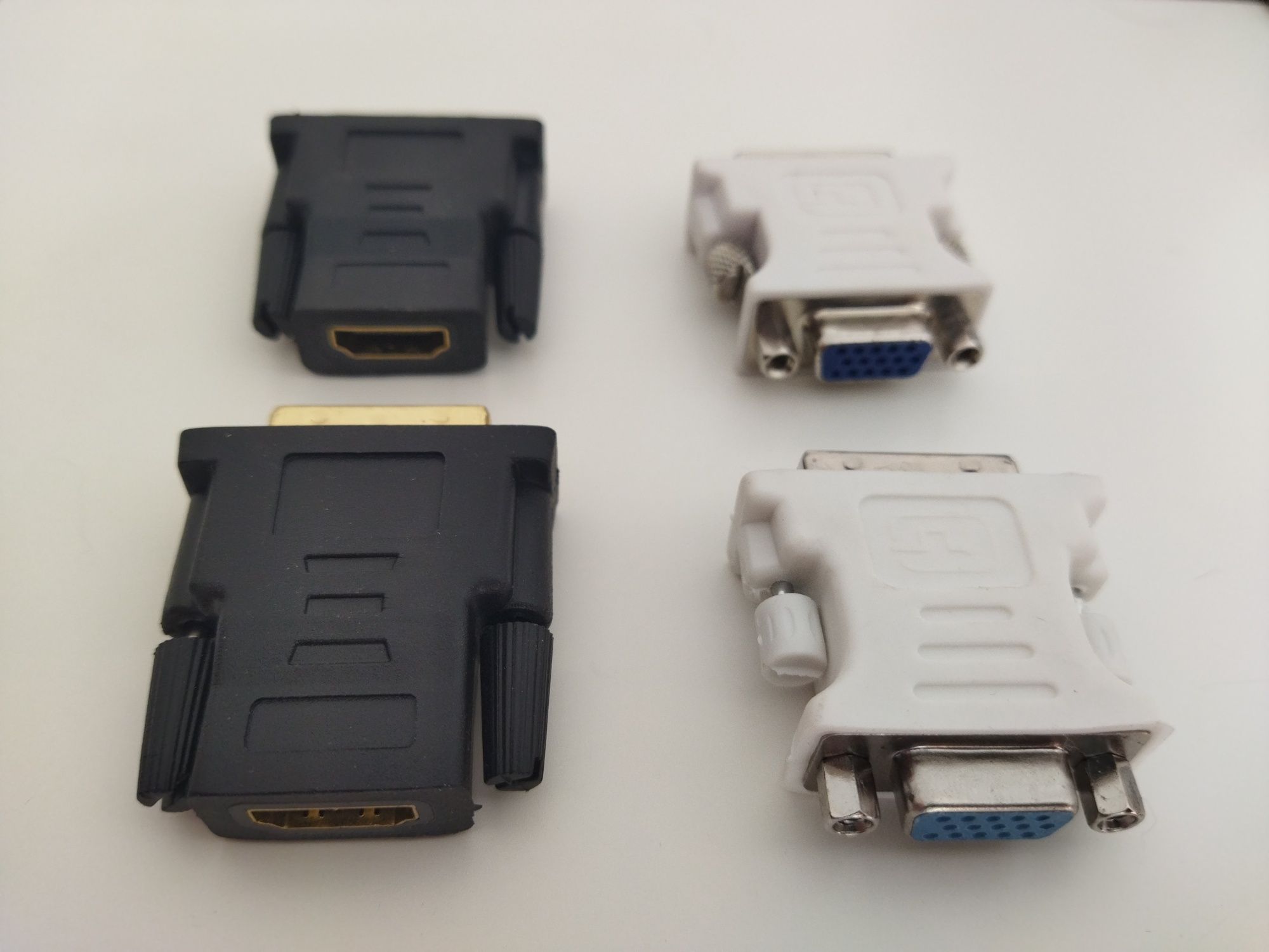 Adaptador DVI-VGA.  DVI- HDMI