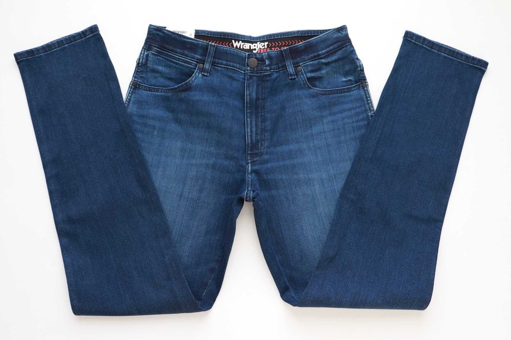 WRANGLER RIVER 881 W33 L34 męskie spodnie jeansy true tapered nowe
