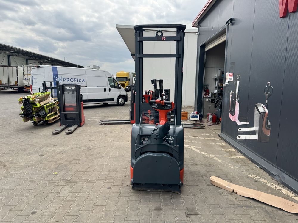 Paleciak elektryczny Linde 1400 kg 380 cm wózek Linde L 14 ap