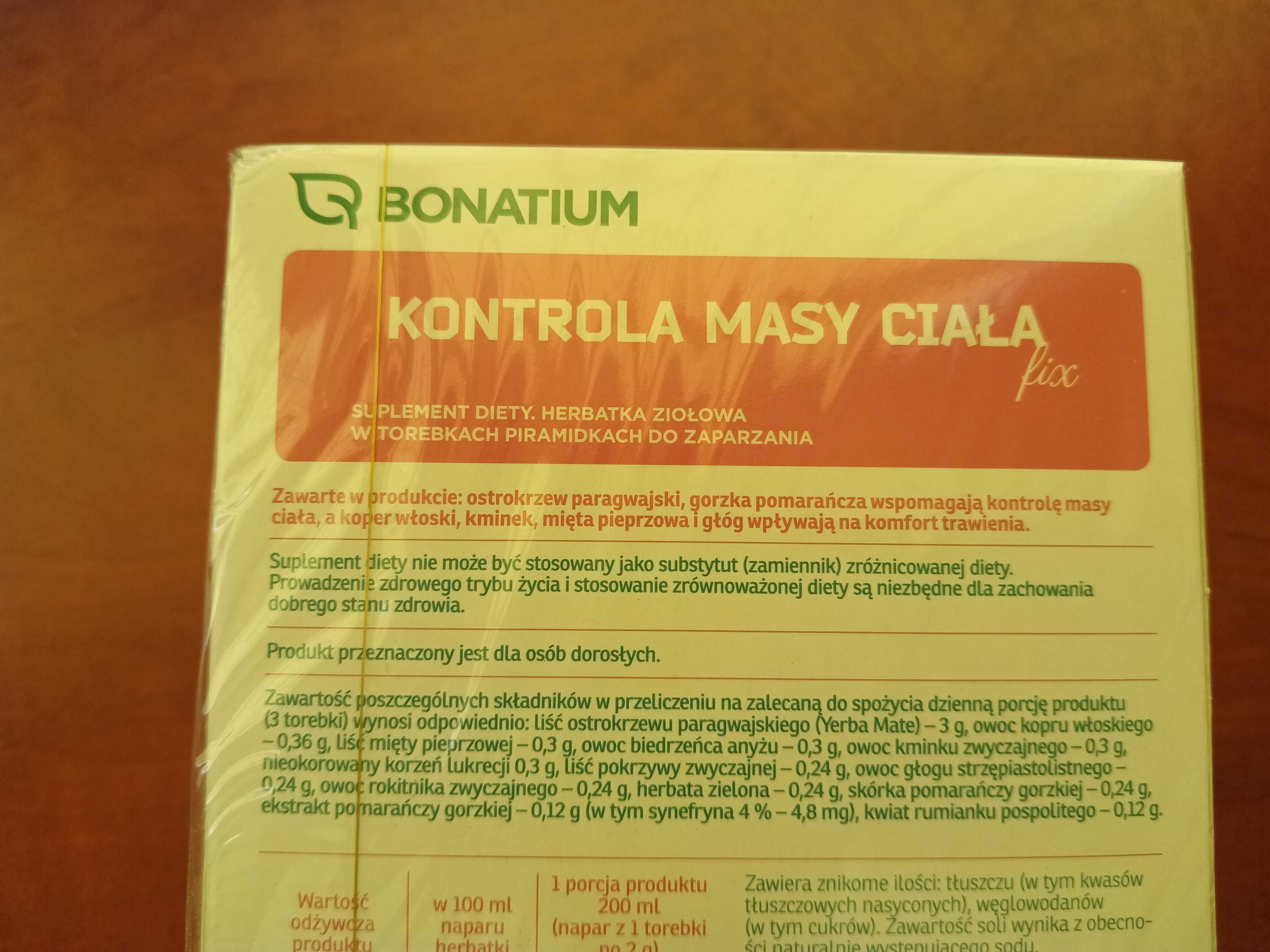 Kontrola masy ciała fix opakowanie 20 torebek piramidek