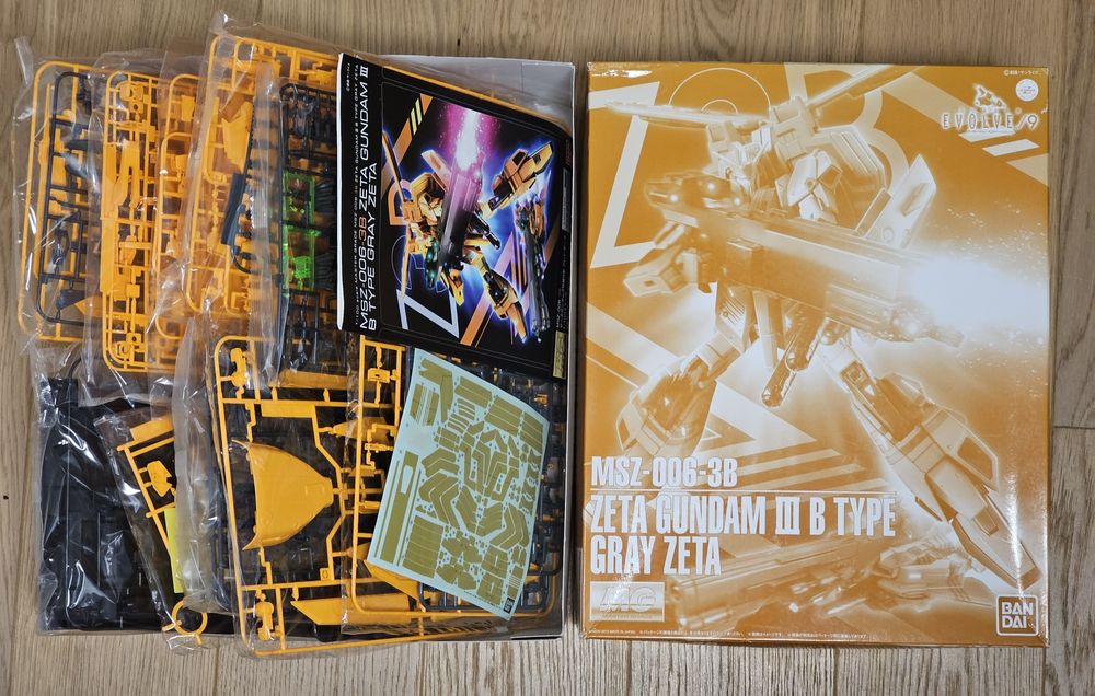 MG MSZ-006-3B Zeta Gundam III B TYPE Grey Zeta P-Bandai