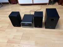 Wieża Philips MCD183 z subwooferem – komplet, sprawna, bez pilota