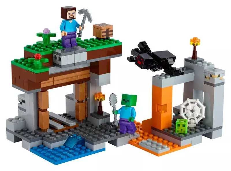 LEGO Minecraft Opuszczona kopalnia zestaw 21166 +7