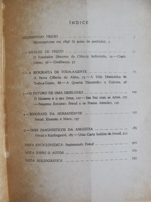 Freud e a psicanálise de Ludwig Marcuse