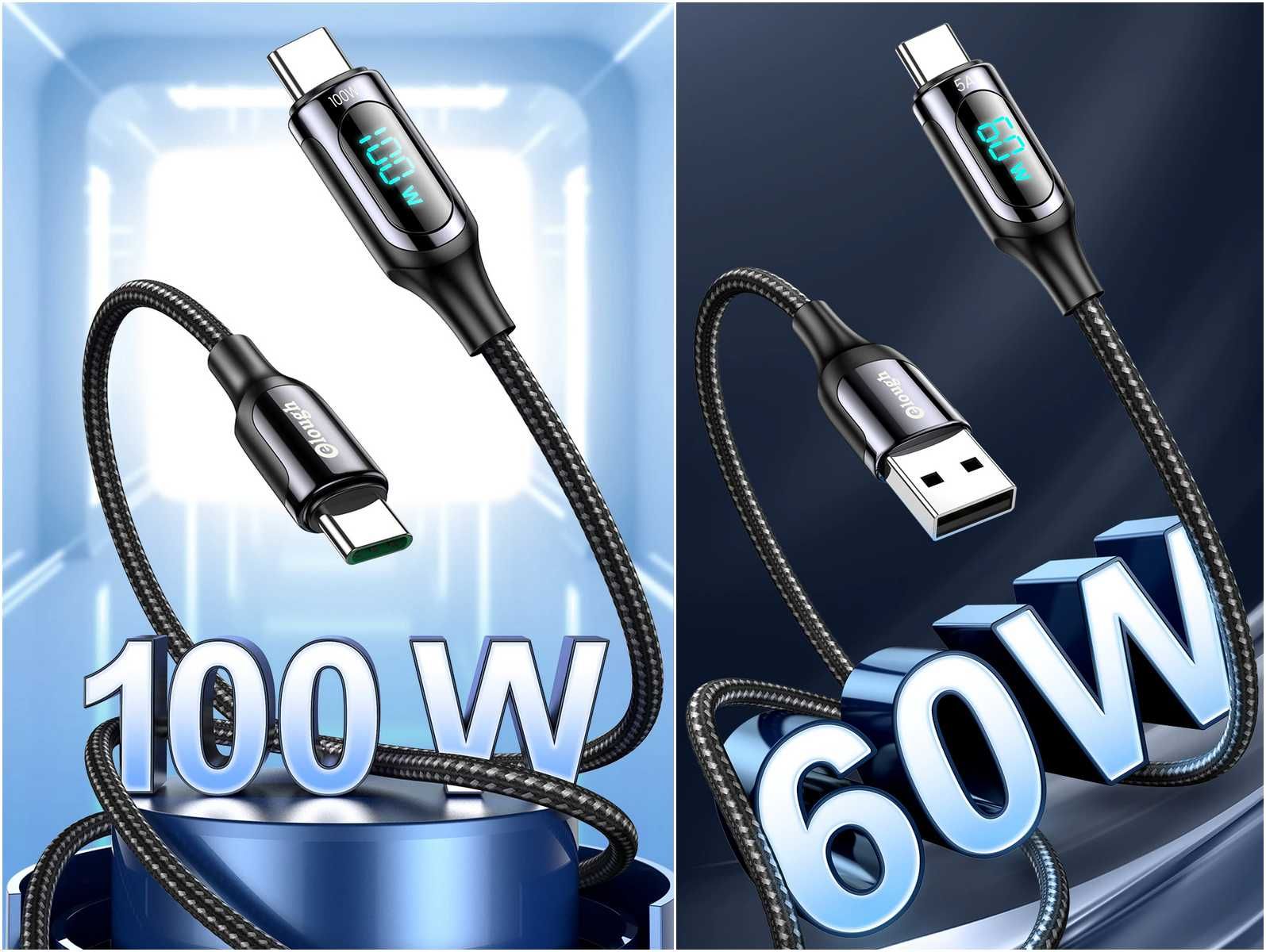 100Вт 60W показывает мощность кабель с дисплеем LED Elough