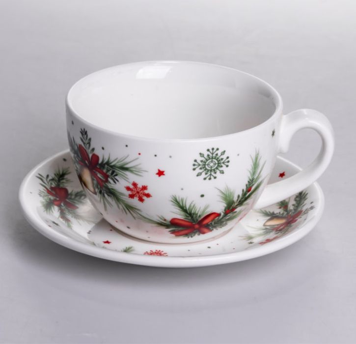Столовий сервіз порцеляновий Christmas Tree 32 предмети на 6 персон