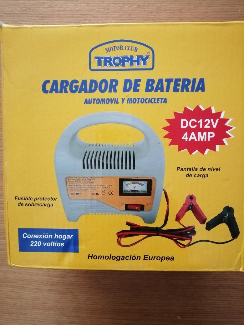 Carregador Bateria carro motociclet Motor Club Trophy fusivel protetor