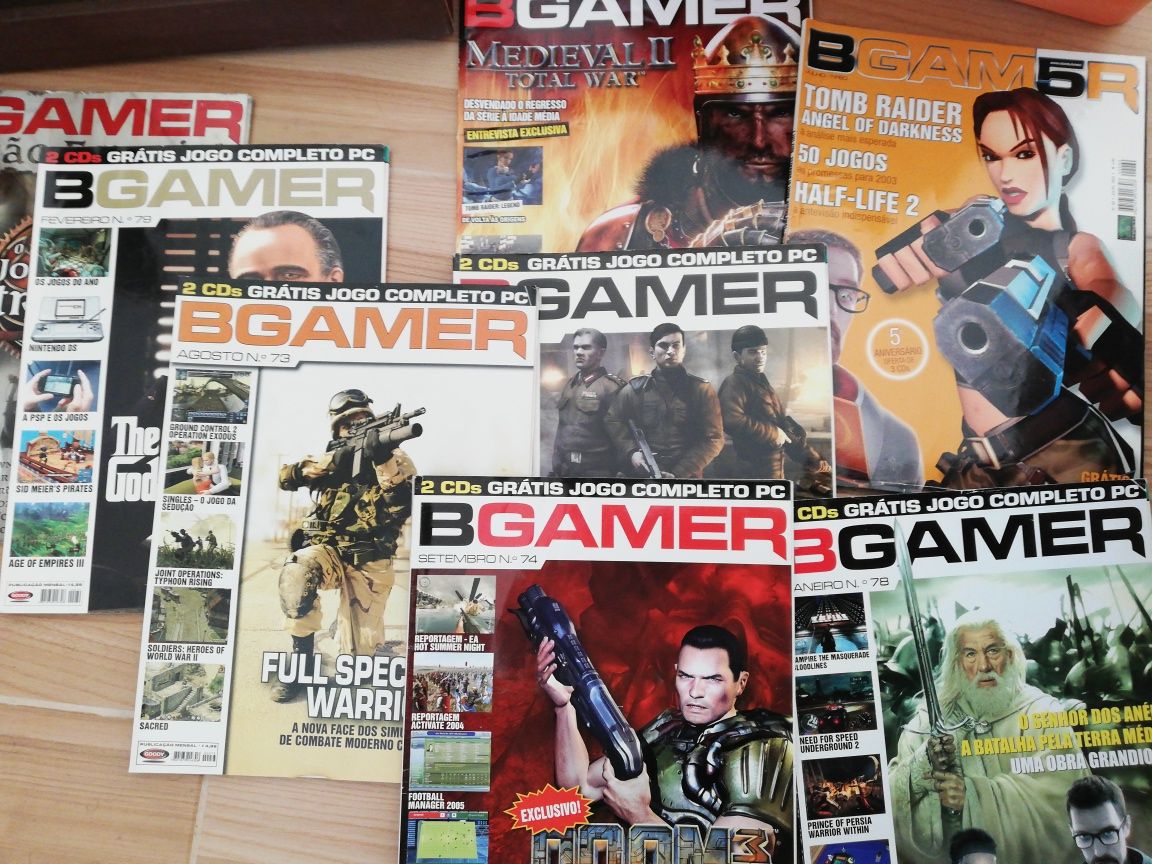 Revista B Gamer antigas