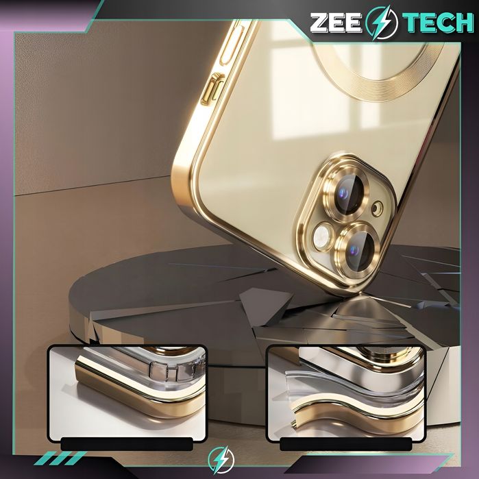 Etui Do Iphone 13 | 14 Magsafe Case Pokrowiec Obudowa Osłona +Szkło