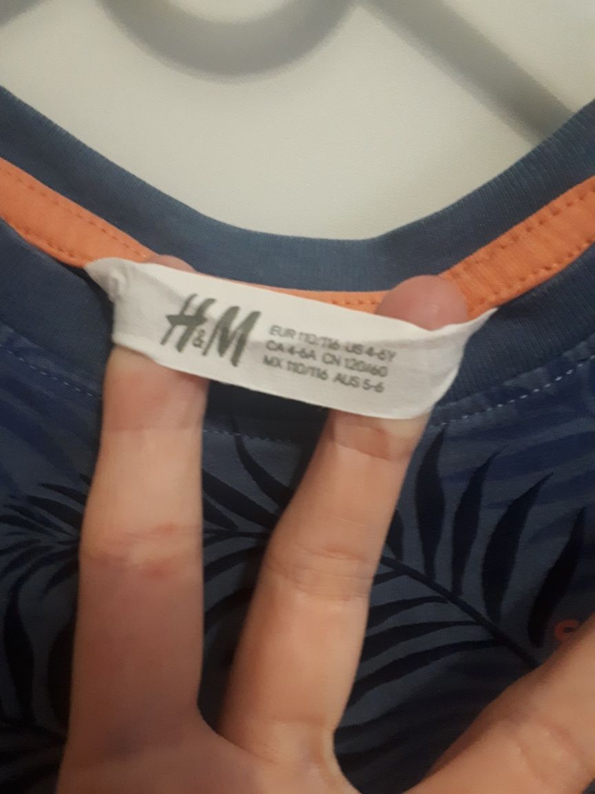 Tshirt chłopięcy H&M 110/116