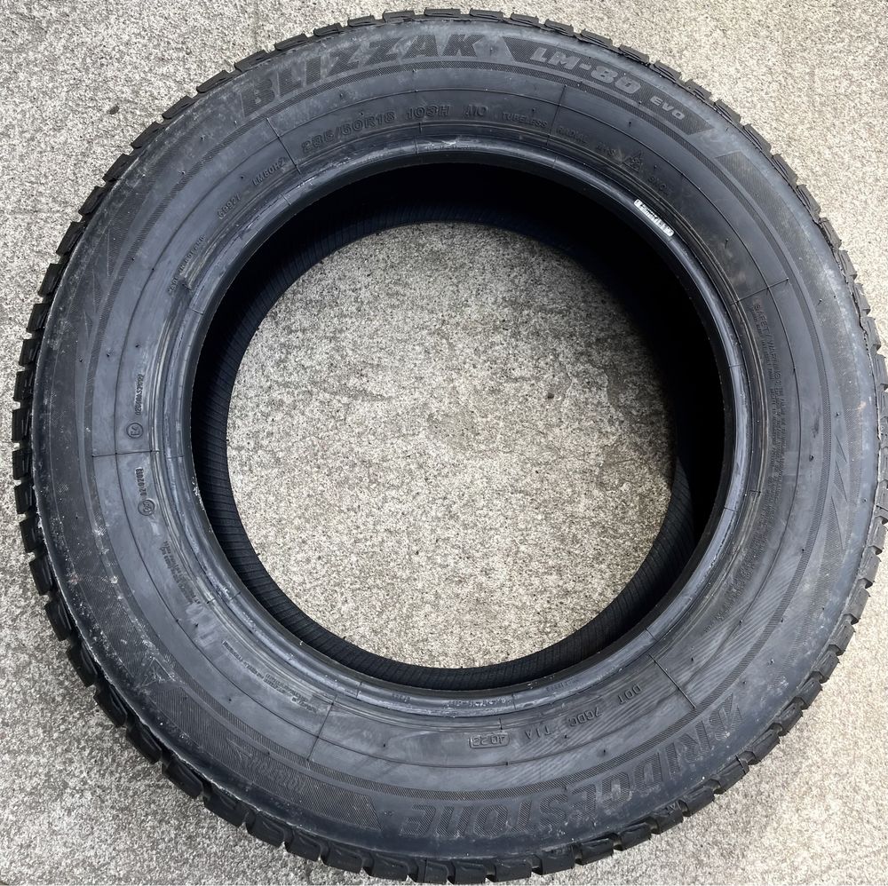 4x opony zimowe 235/60 r18 103H Bridgestone Blizzak LM-80 (2023r 8mm)