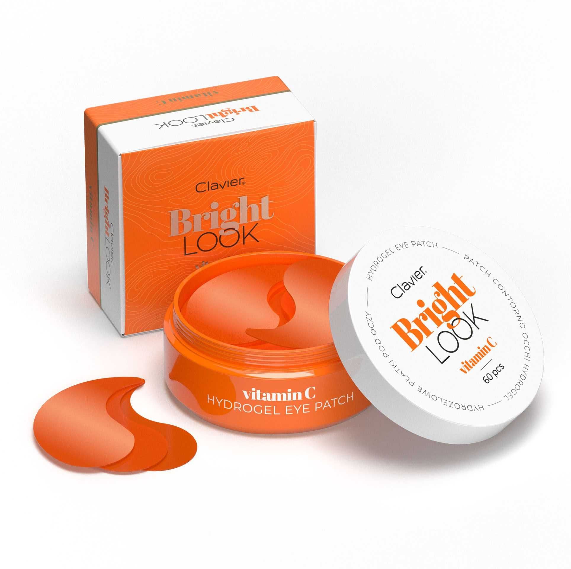 Clavier Bright Look Płatki pod Oczy Vitamin C 60 sztuk