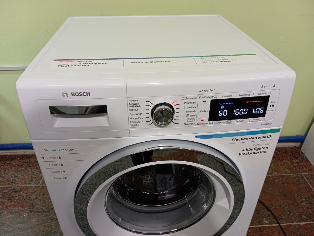 Стиральная машина Bosch Serie 8 Exclusive INVERTER A+++ из Германии