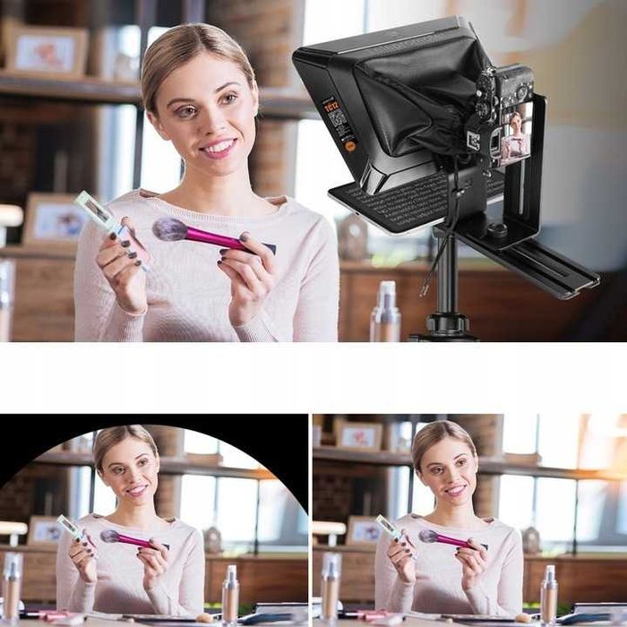 Prompter Teleprompter Monitor Podglądowy VLOG na Aparat Tablet  12,9''