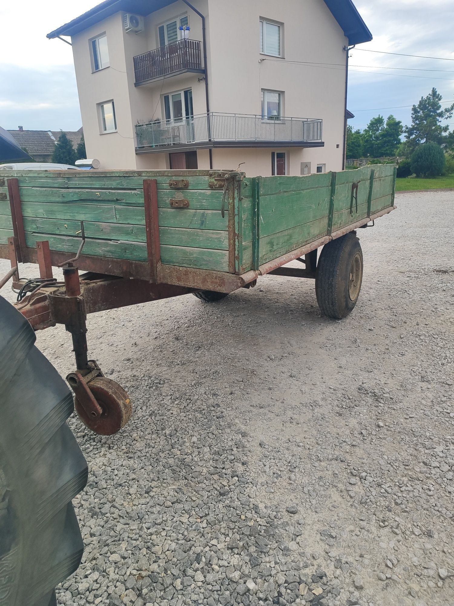 Przyczepa wywrotka jednoosiowa oryginalna