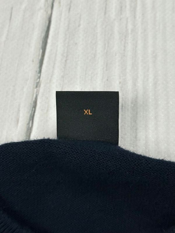 Hugo Boss Kanovano Bawełniany Sweter z Kaszmirem Męski Logowany r. Xl