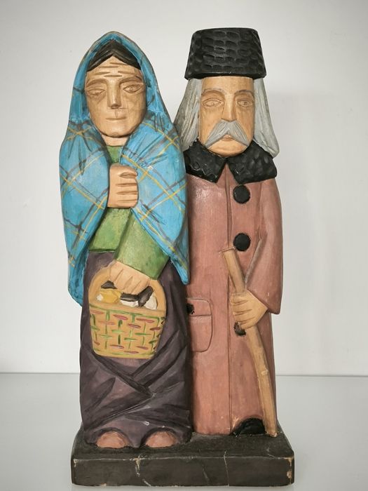 Rzeźba ludowa Zenon Adamski PRL