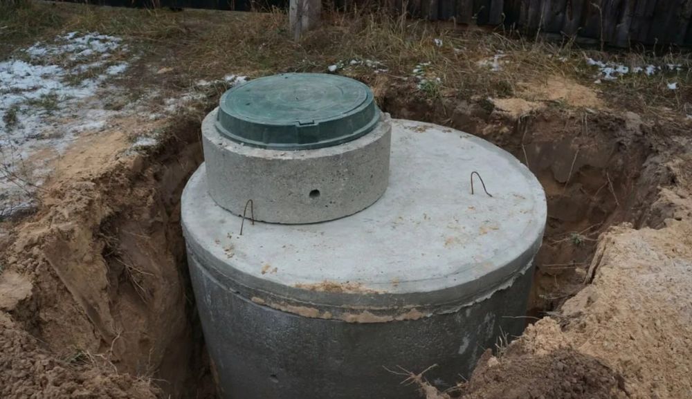 Каналізація з бетонних кілець септик - ТУ50 під ключ за один день