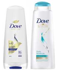 Dove Nutritive szampon do włosów 400ml +odżywka Dove Repair 350 ml