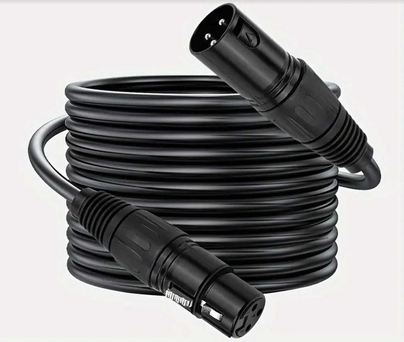 Cabo XLR macho feminino, cabo dmx (1 m)