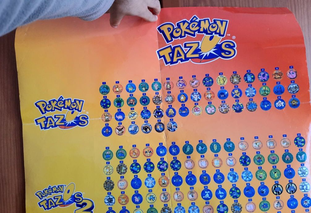 Poster Pokemon Tazos muito raro