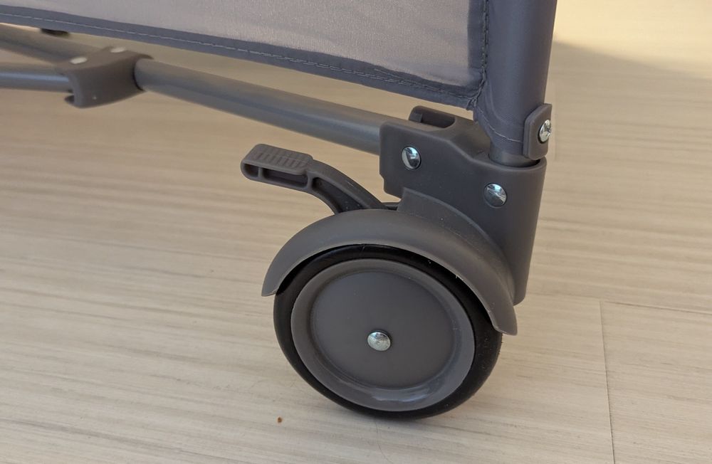 Lionelo Flower Grey Scandi — Łóżeczko turystyczne