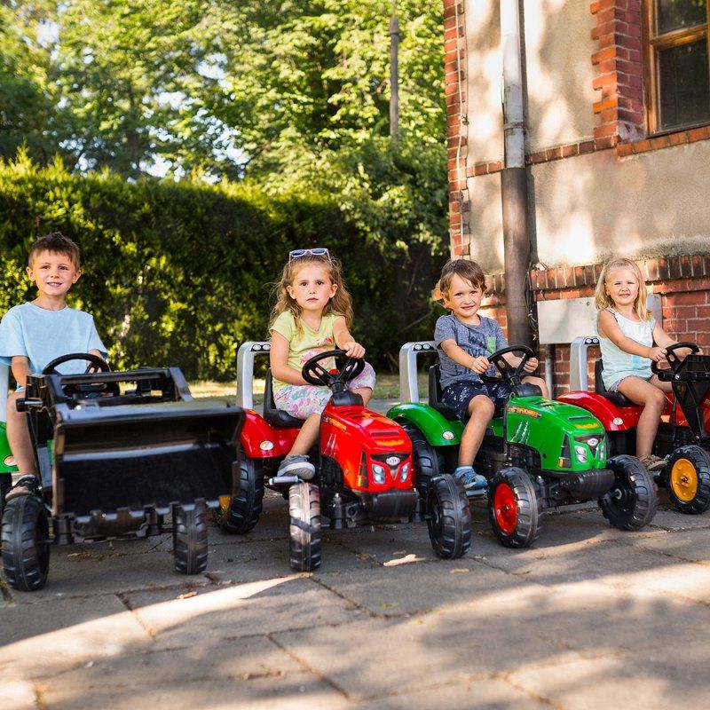 Traktor na pedały gokart  Koparka dla dzieci z Przyczepą od 3 Lat