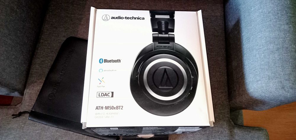 OKAZJA Słuchawki Audio-Technica ATH M50xBT2 JAK NOWE