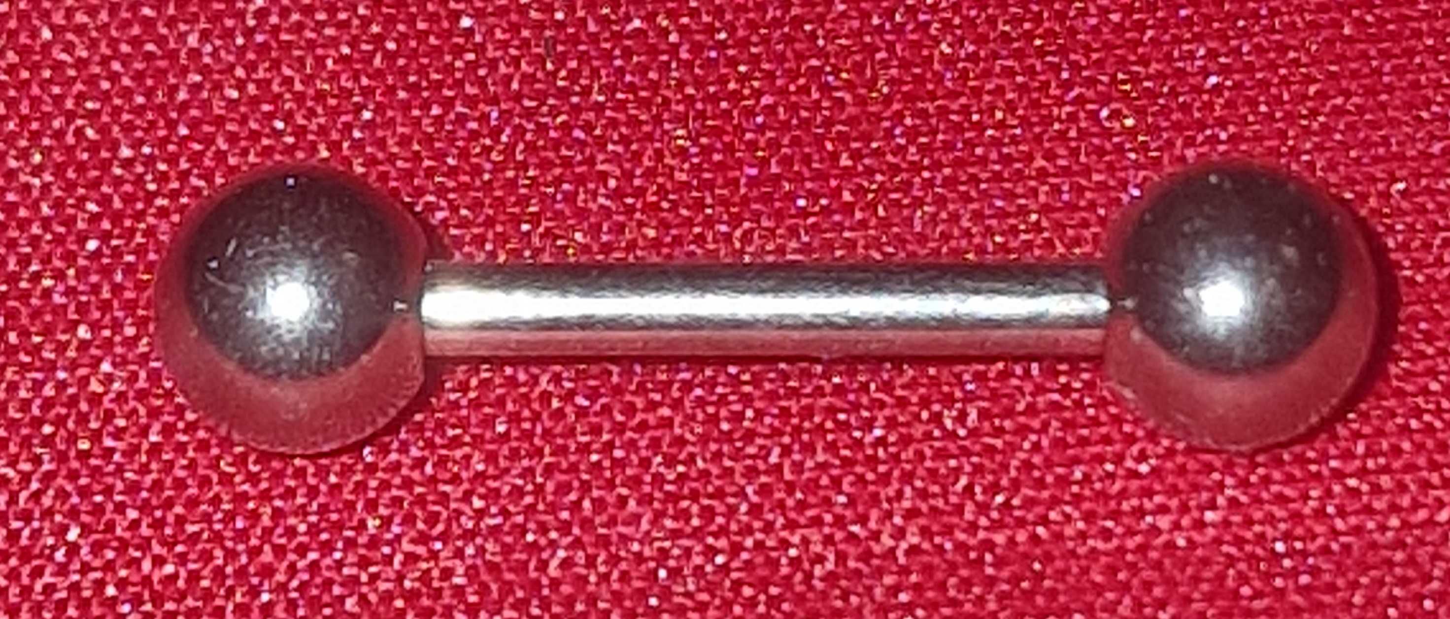 Sztanga 14,1,7 mm z kulkami, tytan piercing