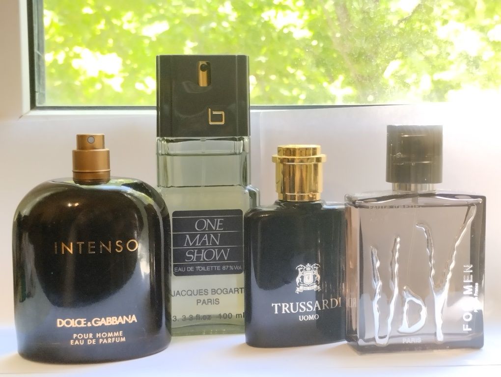 Туалетна вода Dolce Gabbana Intenso, One Man Show, UDV, Trussardi Uomo