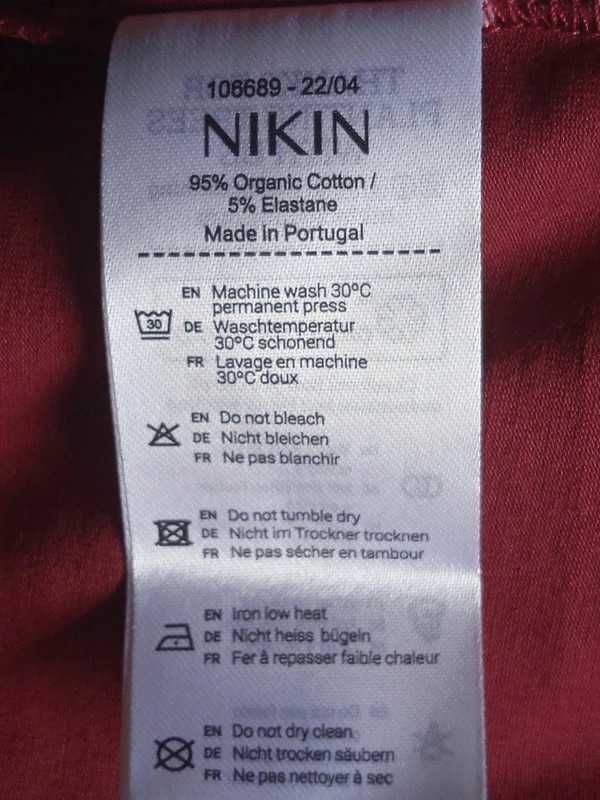 Camisola cabiada da Nikin, tamanho M, cor de vinho