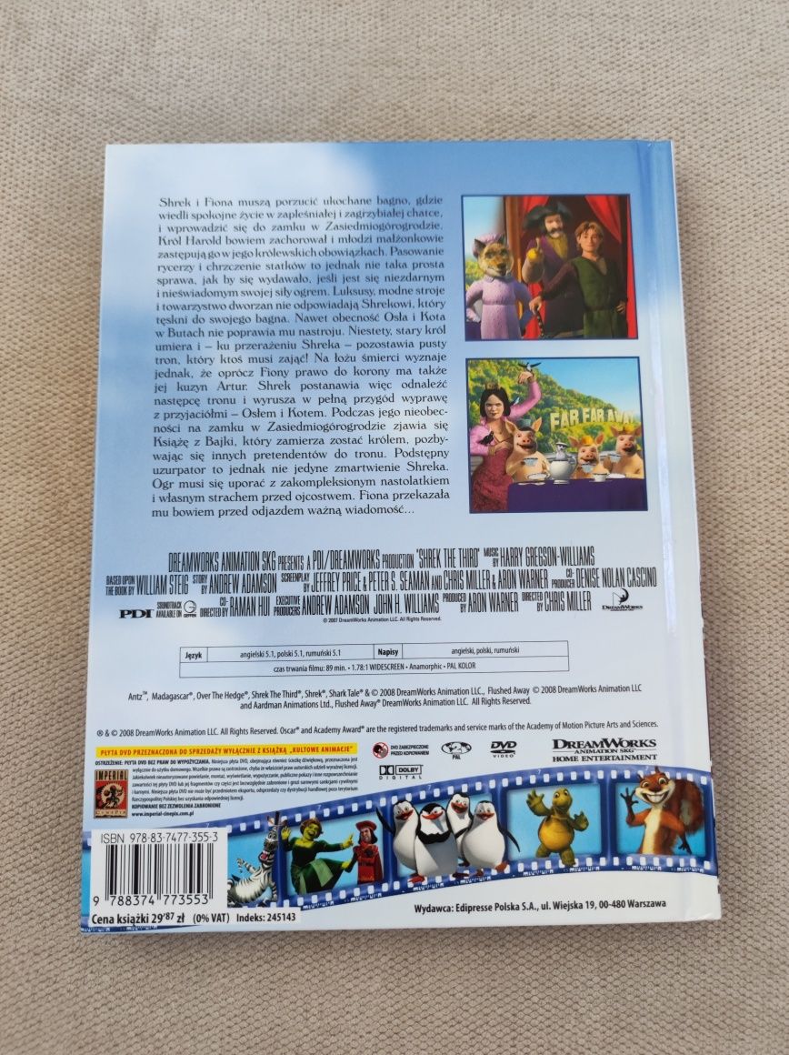 Film DVD Shrek Trzeci Kultowe Animacje