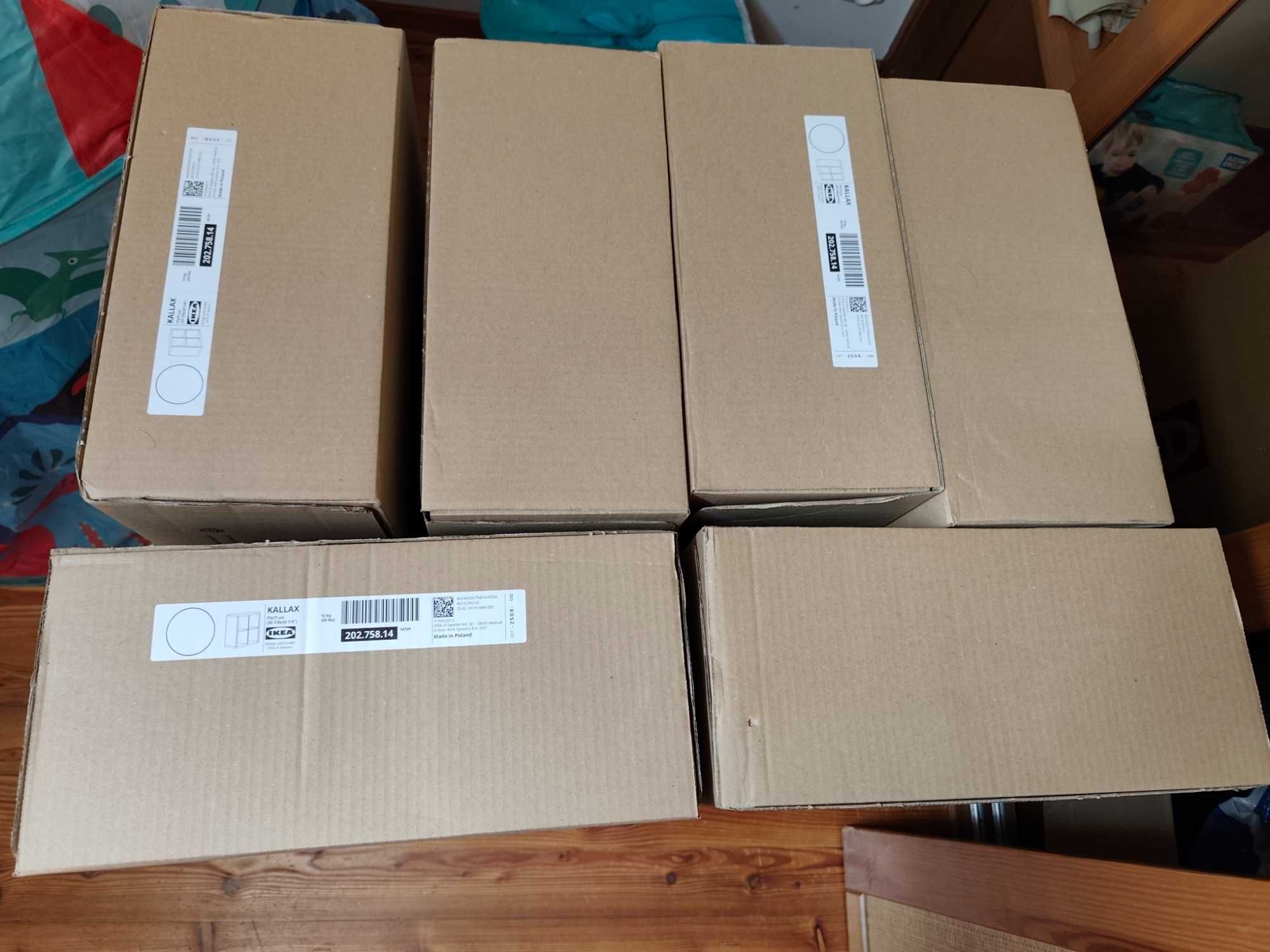 Ikea Kallax 77x77 6 sztuk NOWE