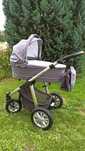 Wózek Baby Design Lupo Comfort Szary 2w1 i nosidło Cybex Aton 4