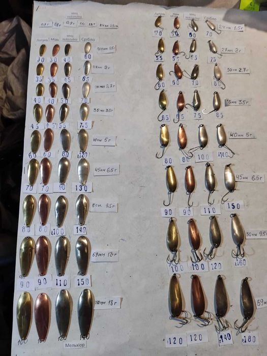 блесны    smith  pure / Little  Kleo   своїми руками