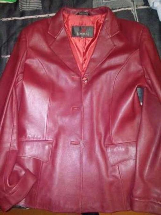 Пиджак кожанный