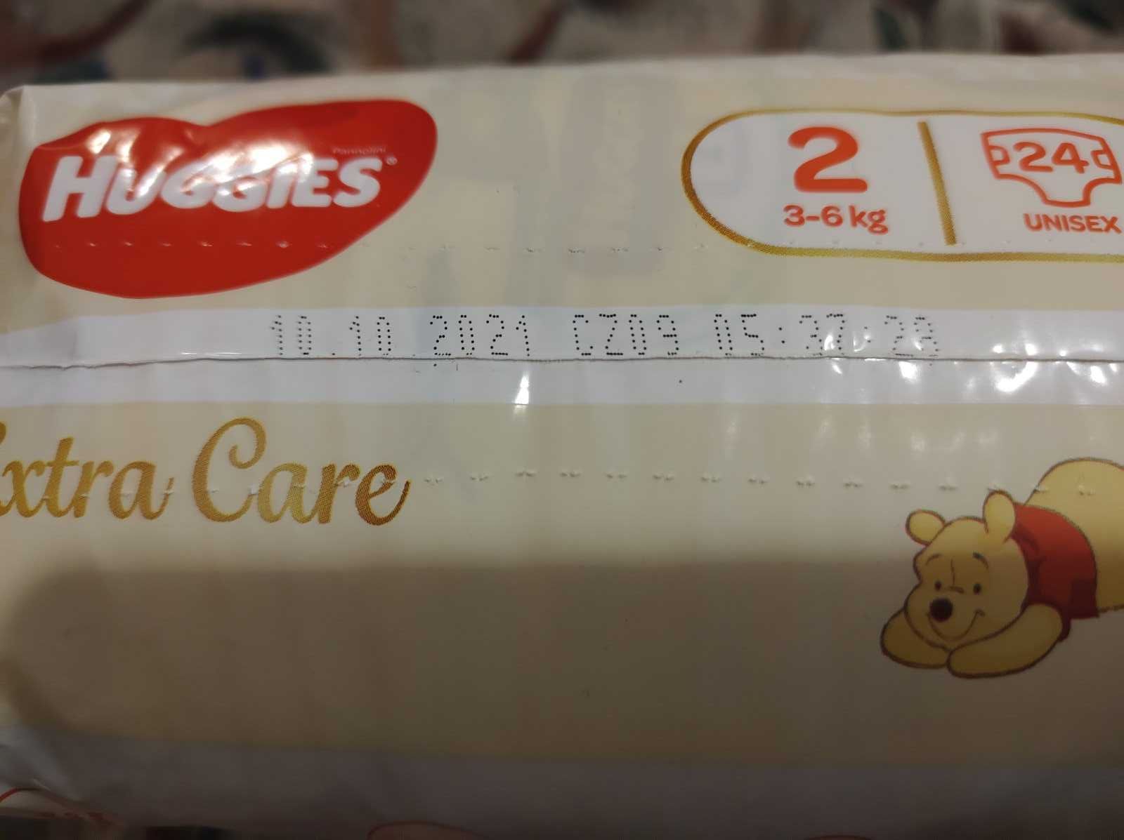 Памперси, підгузки, памперсы подгузники Huggies Extra Care 2, 24 шт