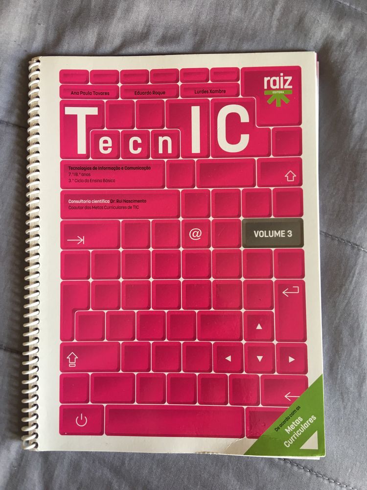 Manual de TecnIC 7/8° anos 3° ciclo do ensino básico