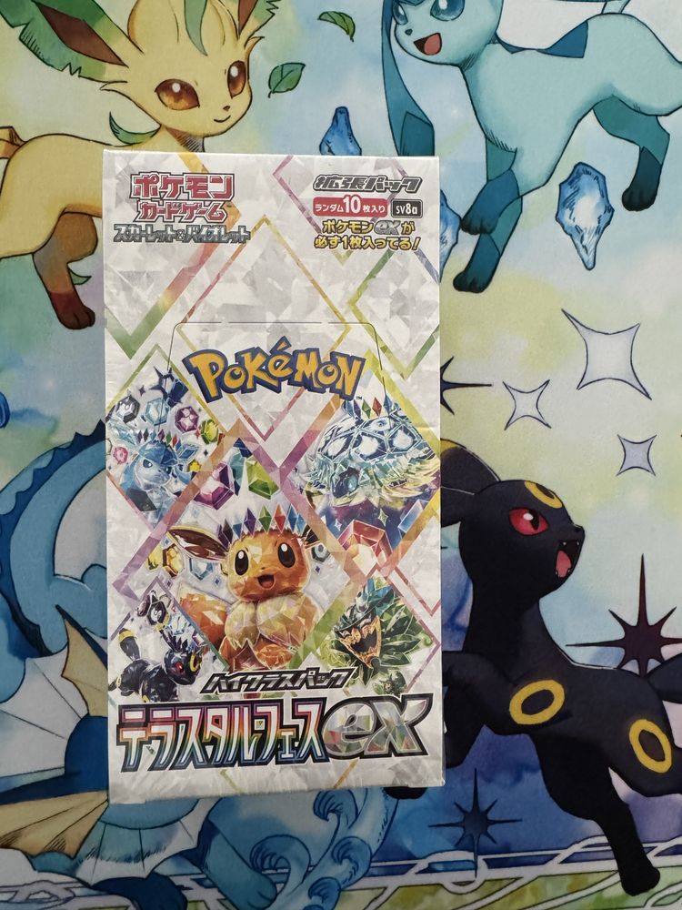 Pokemon TCG Prismatic Evolution Terastal Festival 1x booster box