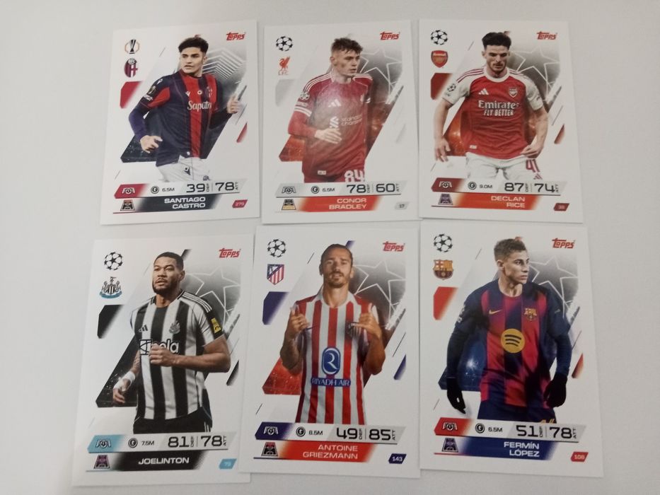 Match attax  topps 25/26