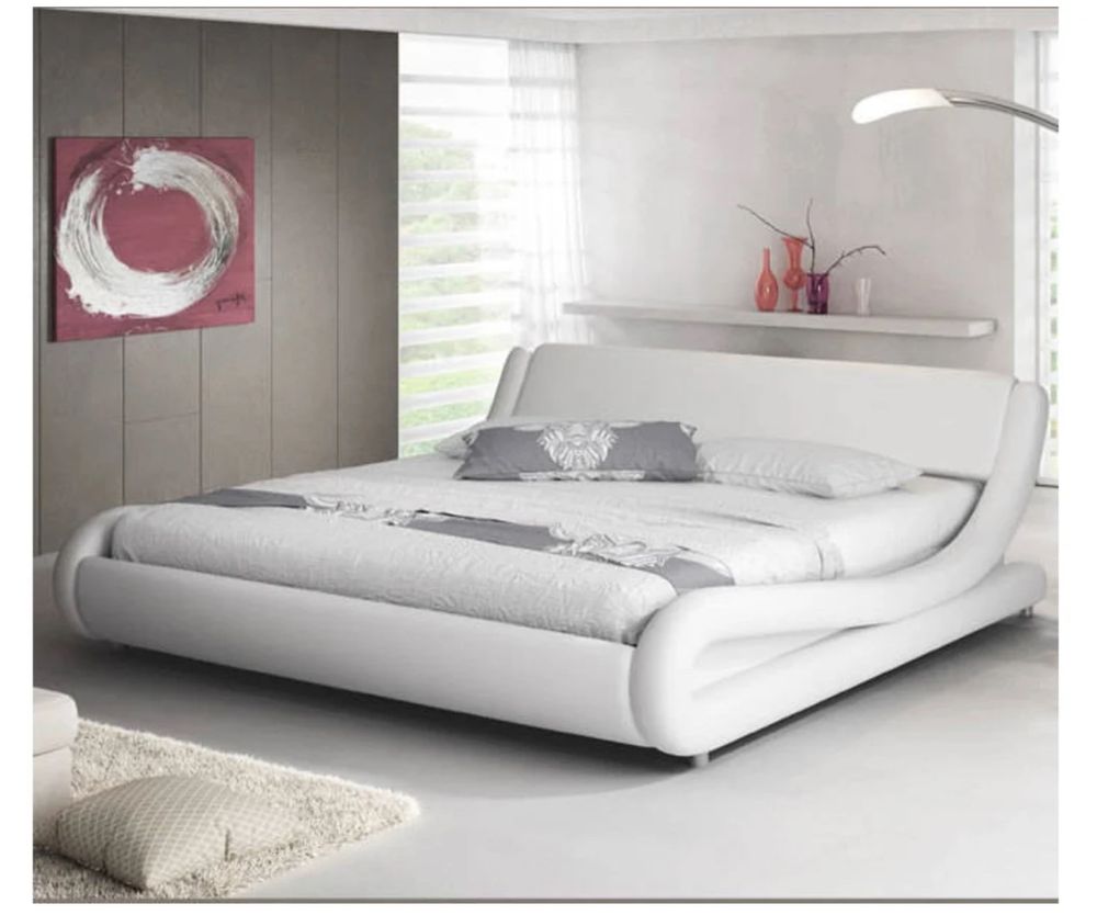 Cama Alessia Branco Polipele (135x190cm)