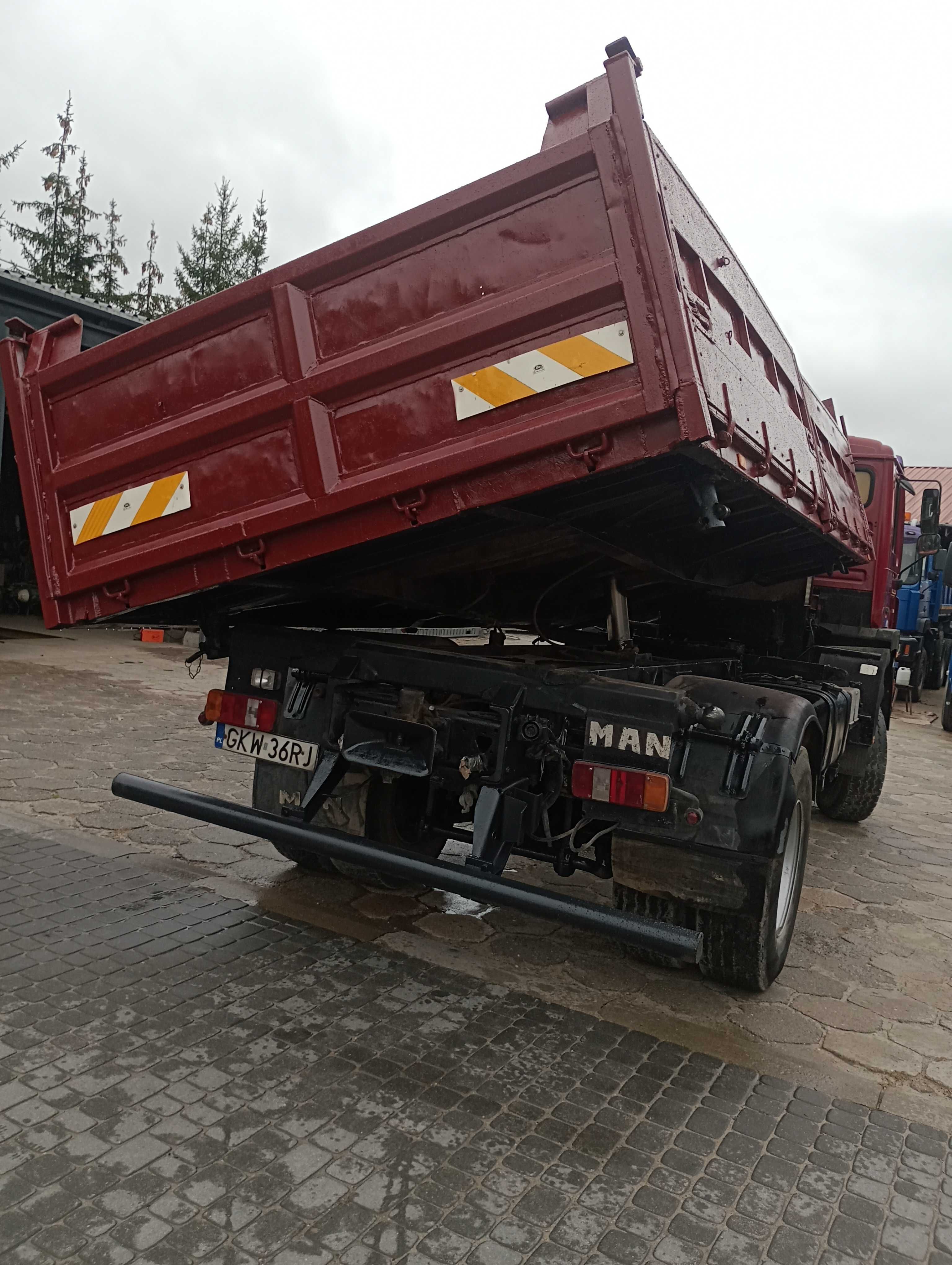 MAN F-90 4x4. 6x6.8x6- Wywrot
