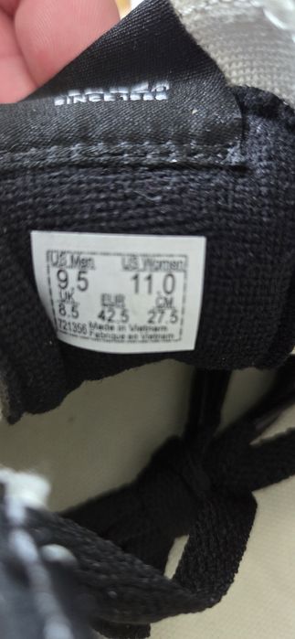 Buty Vans SK8-Low nowe czarne skóra 42,5