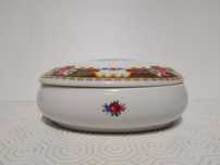 Caixa/Guarda Joias Floral Oval