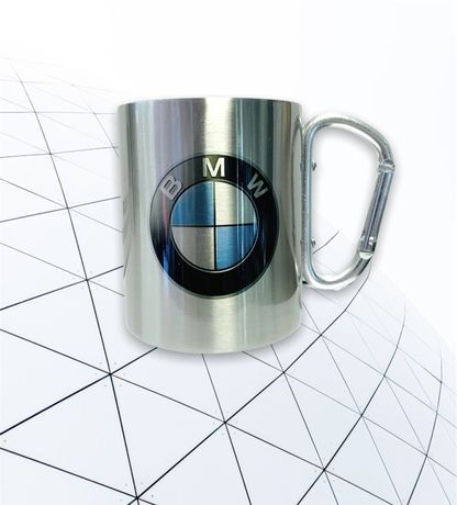 Металева термо кружка BMW Lexus Mitsubishi