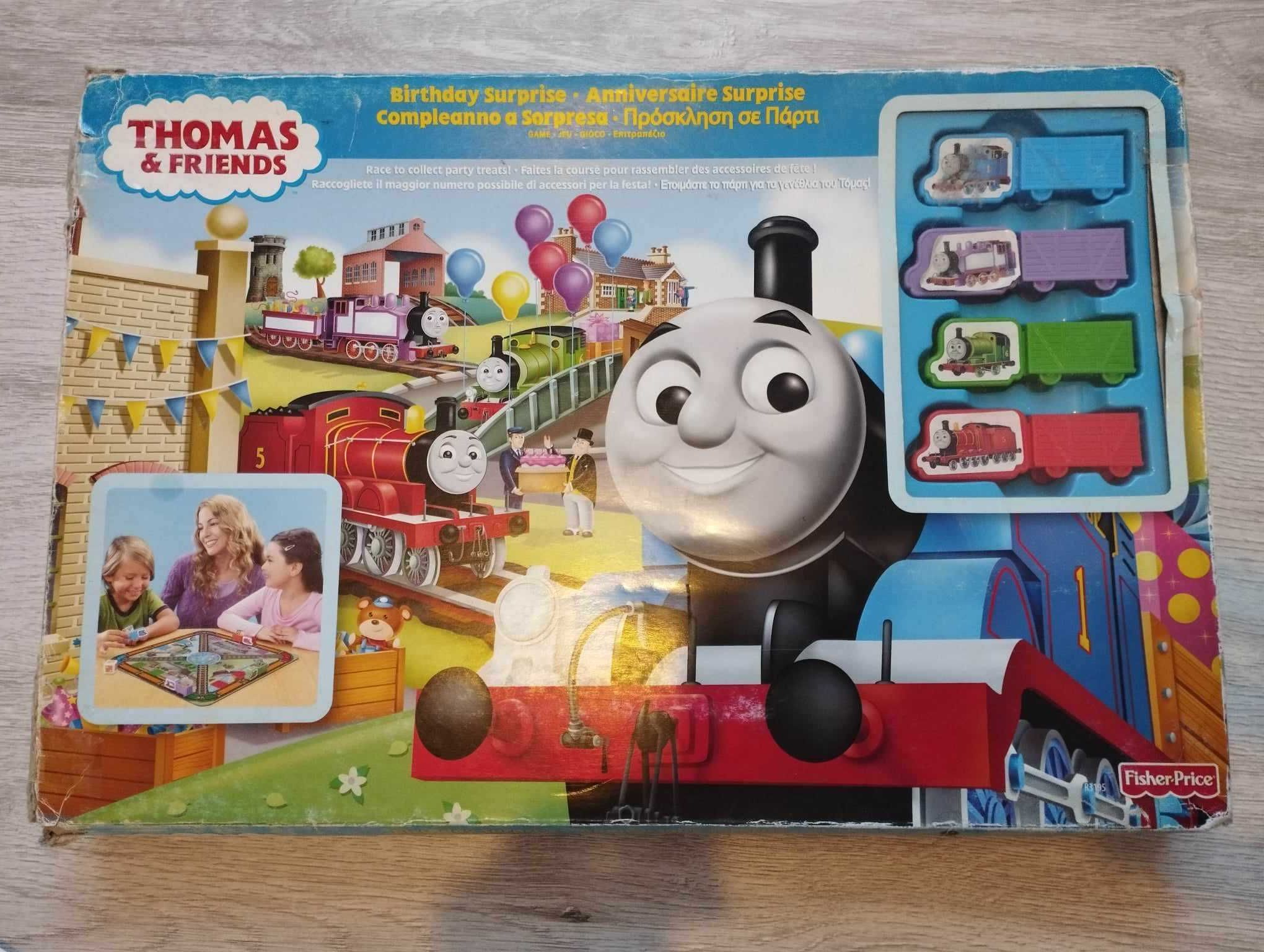 Fisher Price Tomek i Przyjaciele Gra  Urodzinowa Niespodzianka