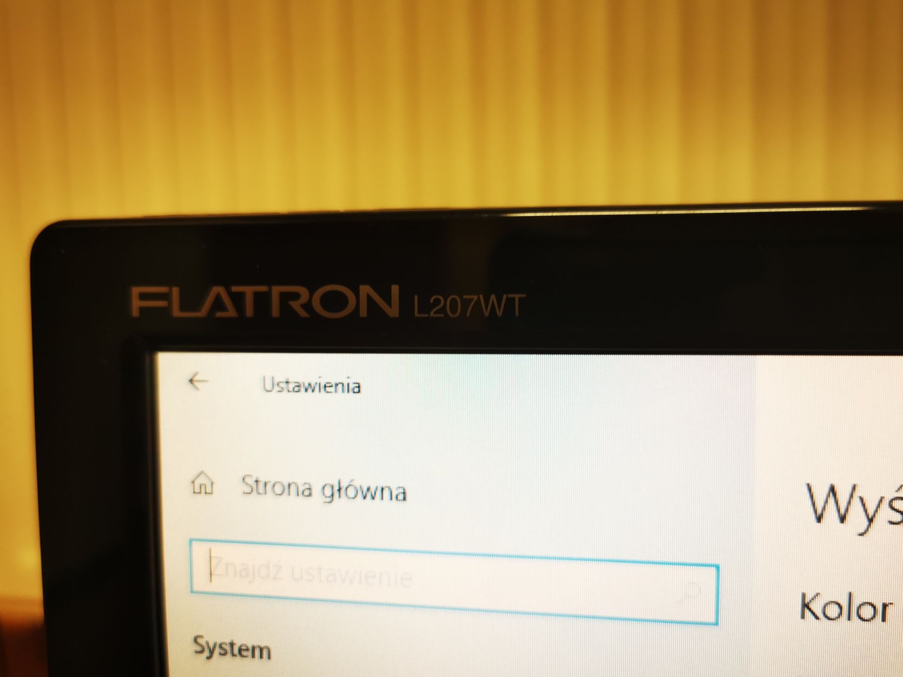 Monitor LG Flatron L207WT